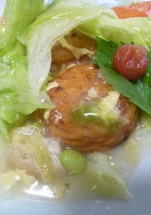 魚河岸あげ冷野菜あんかけ!-レシピのメイン写真