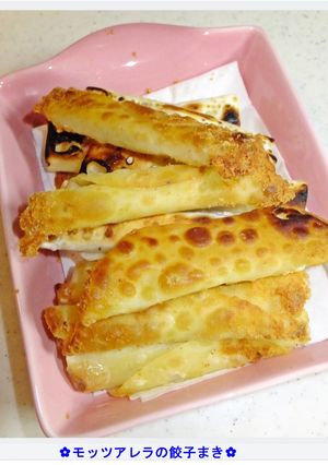 ❁モッツアレラの餃子巻き❁-レシピのメイン写真