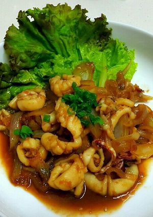 韓国のイカ醤油炒め！(오징어간장불고기)-レシピのメイン写真