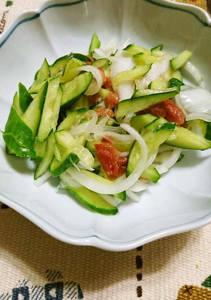 酢玉ねぎと梅干しの簡単な酢の物-レシピのメイン写真