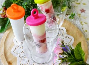 ベリーとヨーグルトの♡アイスキャンディー-レシピのメイン写真