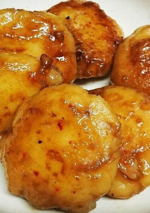 海老入りいも餅チヂミ風味-レシピのメイン写真