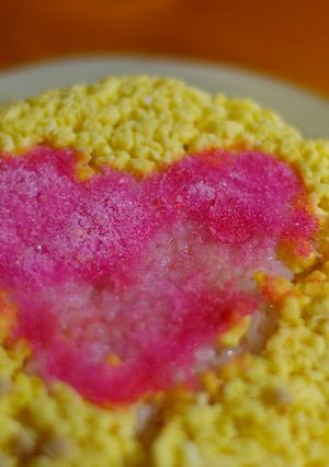 ハートのおすしケーキ-レシピのメイン写真