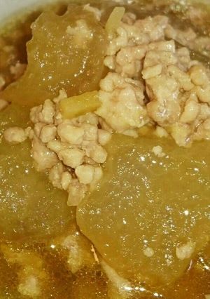 冬瓜と鶏ミンチの煮物-レシピのメイン写真