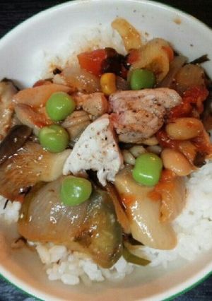 サメ肉丼（血管ダイエット食825）-レシピのメイン写真