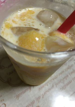 オレンジ&マンゴーフラペチーノ-レシピのメイン写真
