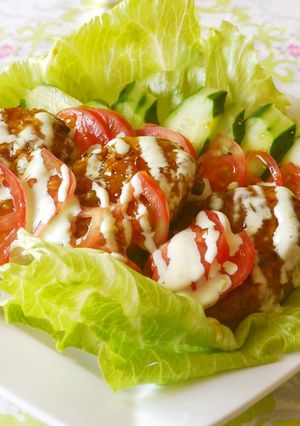 大豆とキヌアの照り焼きバーグ-レシピのメイン写真