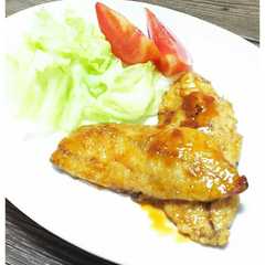 รูปของ 鯵のカリカリ韓国風照り焼き