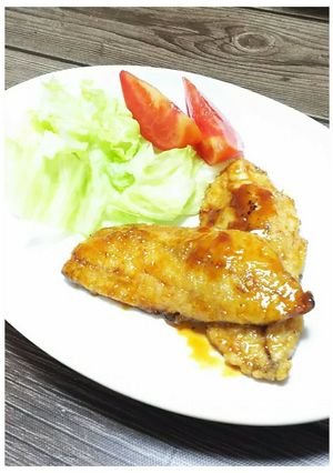 鯵のカリカリ韓国風照り焼き-レシピのメイン写真
