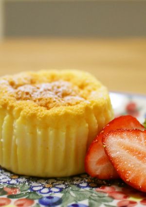 ミニスフレチーズケーキ-レシピのメイン写真