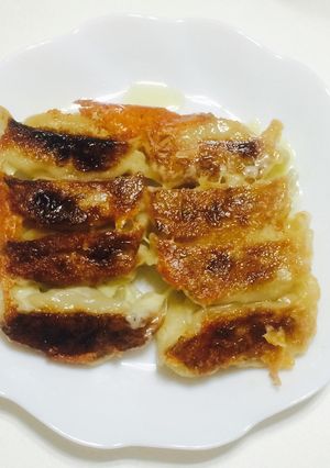 仕上げにパリッとチーズ餃子-レシピのメイン写真