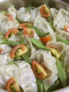 夏野菜たっぷり 蒸し餃子♬-レシピのメイン写真