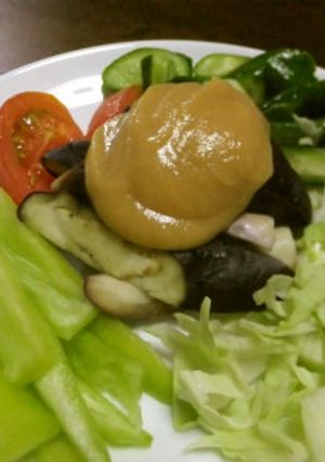 レンジ蒸しナス酢味噌かけ-レシピのメイン写真