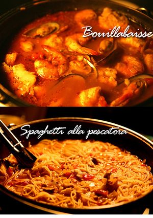 キャンプ飯　ブイヤベース＆ペスカトーレ-レシピのメイン写真
