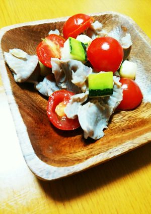 塩砂肝はまる！！コロコロ野菜のマリネ風-レシピのメイン写真