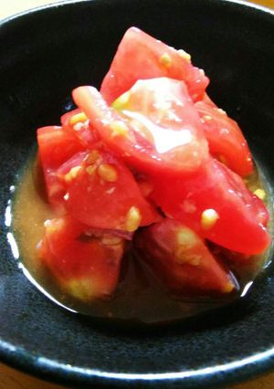 切って和えるだけ!醤油麹トマト☆-レシピのメイン写真