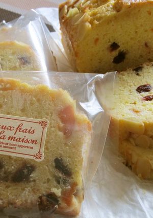 あんずとクランベリーのパウンドケーキ-レシピのメイン写真