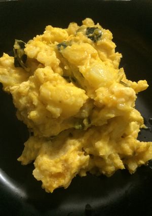 かぼちゃ煮でかぼちゃサラダ-レシピのメイン写真