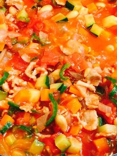 夏野菜の彩り簡単ラタトゥイユ-レシピのメイン写真