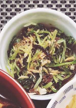 水菜とツナのさっぱり和え-レシピのメイン写真