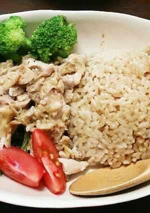 お肉ほろほろ。シンガポールチキンライス。-レシピのメイン写真