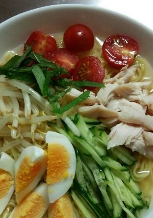 鶏塩☆冷やしラーメン-レシピのメイン写真