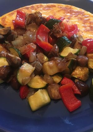 夏野菜オムレツ-レシピのメイン写真