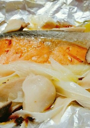 ⚫簡単⚫鮭のホイル焼き(サーモンでも)-レシピのメイン写真
