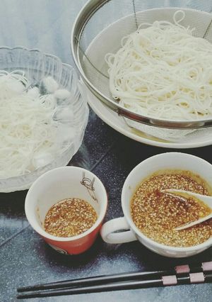 暑い夏にピッタリ！そうめん ごまだれ！-レシピのメイン写真