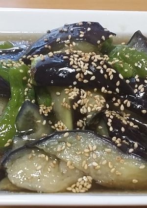 簡単茄子とししとう煮浸し-レシピのメイン写真