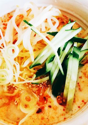 暑い日に!冷やし豆乳ピリ辛ラーメン☆-レシピのメイン写真