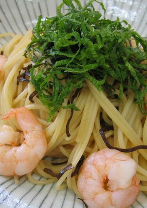 海老と塩昆布のパスタ-レシピのメイン写真