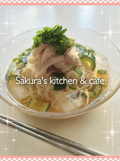 そうめん de 冷麺☆韓国冷麺なしでも◎-レシピのメイン写真