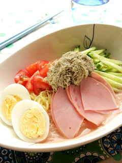 トマト豆乳冷やしラーメン-レシピのメイン写真