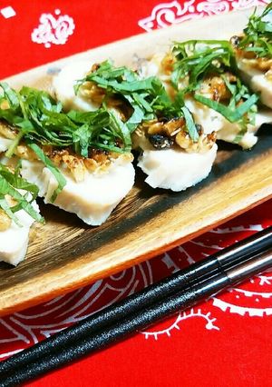鶏ハムにグラノーラ？1度食べてみ⭐合う～-レシピのメイン写真