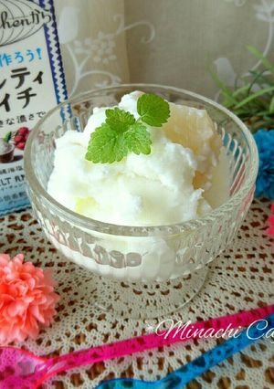 ソルティライチのフローズンヨーグルト-レシピのメイン写真