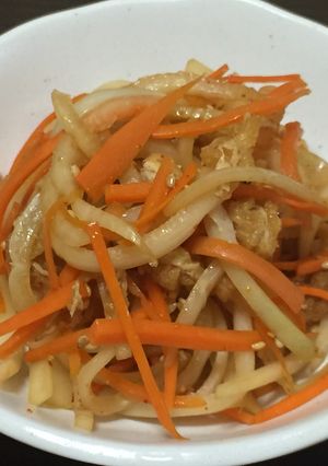 大根の皮で作る 大根きんぴら-レシピのメイン写真