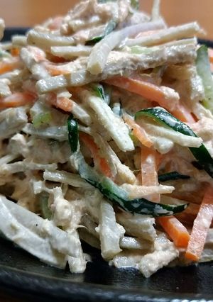 ツナマヨごぼうサラダ～わさび風味～-レシピのメイン写真