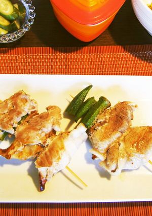餃子の豚巻き串焼き-レシピのメイン写真