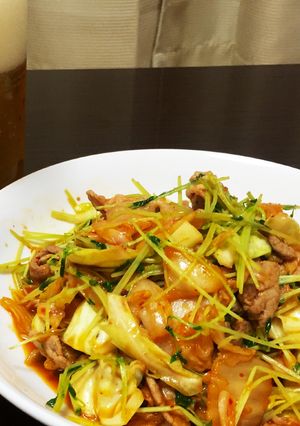 豚キムチ炒め ご飯が止まらない♡ 超簡単-レシピのメイン写真