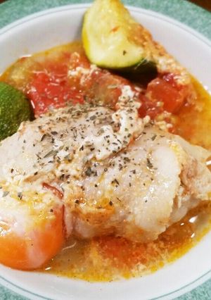 冷凍卵のトマト煮-レシピのメイン写真
