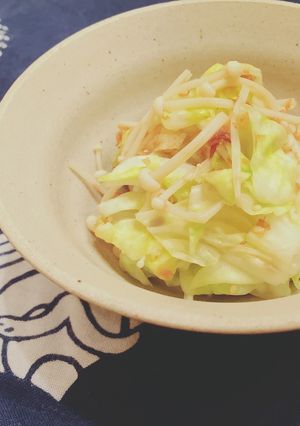 キャベツとえのきのおかか和え-レシピのメイン写真