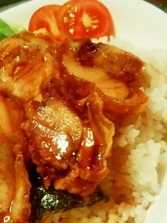 甘辛タレで簡単鶏カラランチプレート❢❢-レシピのメイン写真