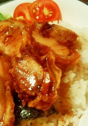 甘辛ﾀﾚで簡単鶏ｶﾗﾗﾝﾁﾌﾟﾚｰﾄ❢❢-レシピのメイン写真