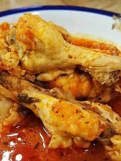圧力鍋使用!手羽元のトマトソース煮込み-レシピのメイン写真