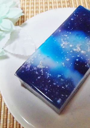 七夕にぴったり！【宇宙的】天の川ようかん-レシピのメイン写真