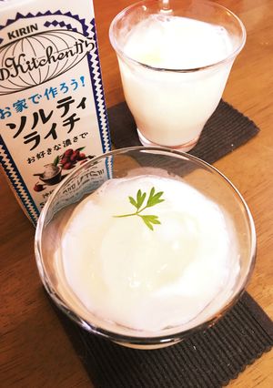 夏ドリンク♪ソルティライチ ラッシー-レシピのメイン写真
