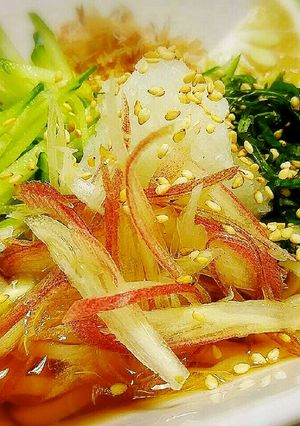 かぼすでさっぱり♪冷しぶっかけ薬味うどん-レシピのメイン写真