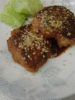 お年寄りの食卓・蓮根のつくね煮-レシピのメイン写真