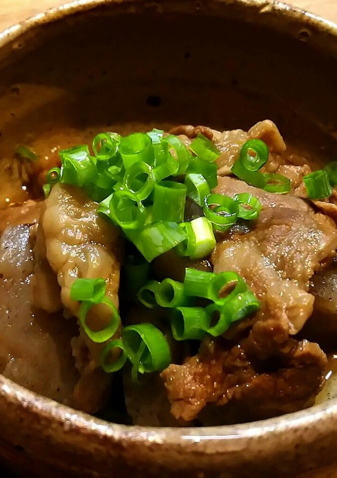とろっとろ♪牛スジと蒟蒻の煮込み-レシピのメイン写真